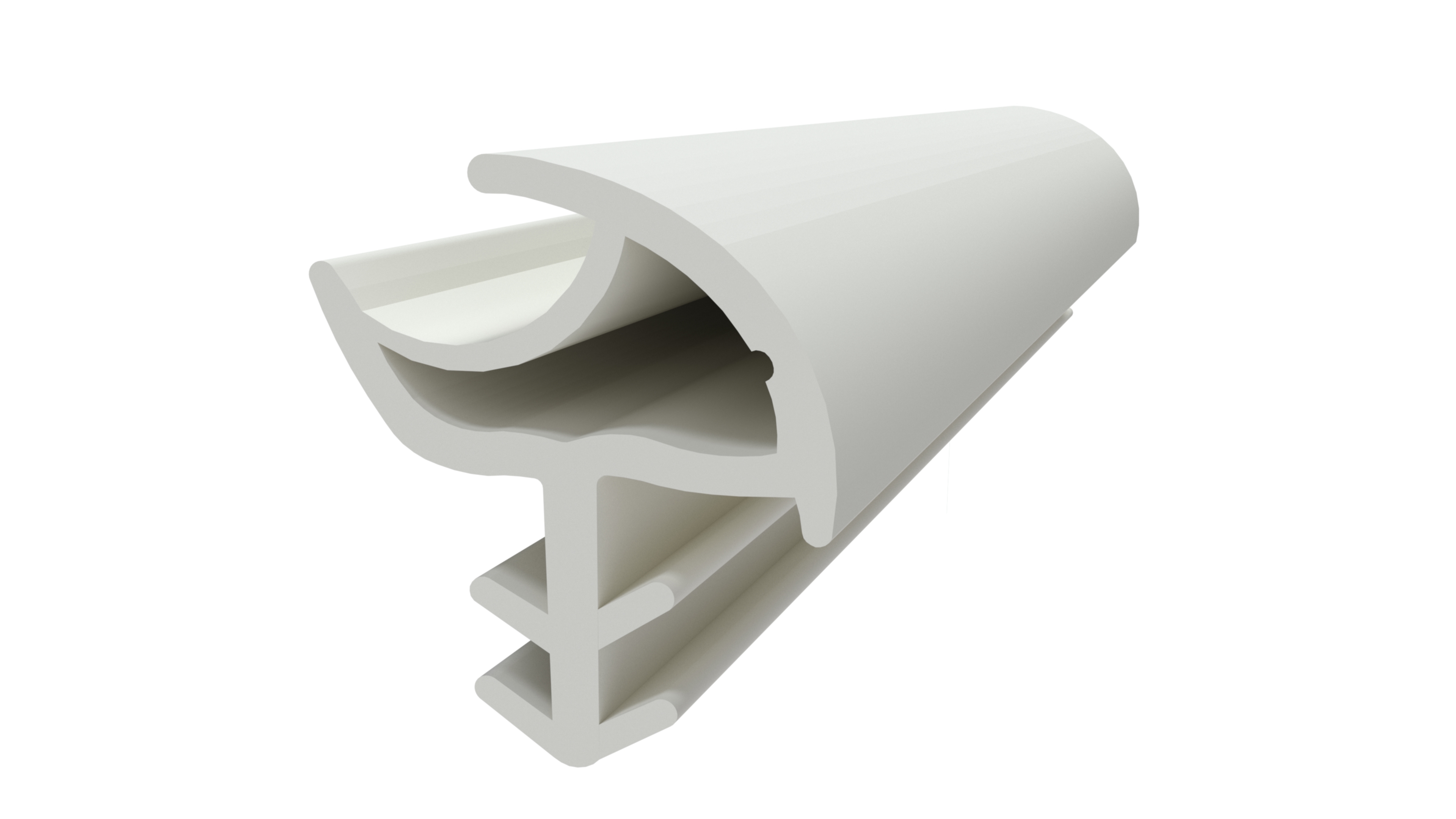 Уплотнитель контурный для межкомнатных дверей DEVENTER, ТЭП, кремовый. Рис. 1 Уплотнитель контурный для межкомнатных дверей DEVENTER, ТЭП, кремовый. Рис. 1