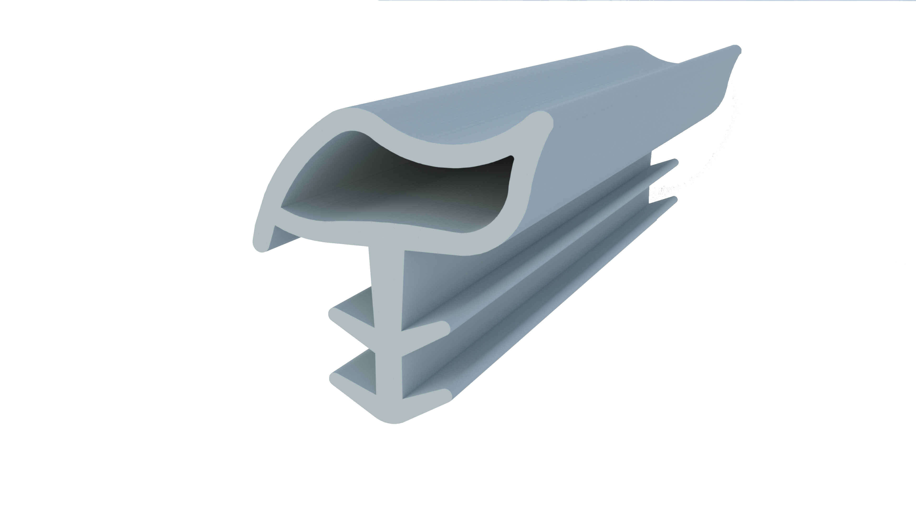 Уплотнитель контурный для межкомнатных дверей DEVENTER, ТЭП, серый RAL 7040. Рис. 1 Уплотнитель контурный для межкомнатных дверей DEVENTER, ТЭП, серый RAL 7040. Рис. 1