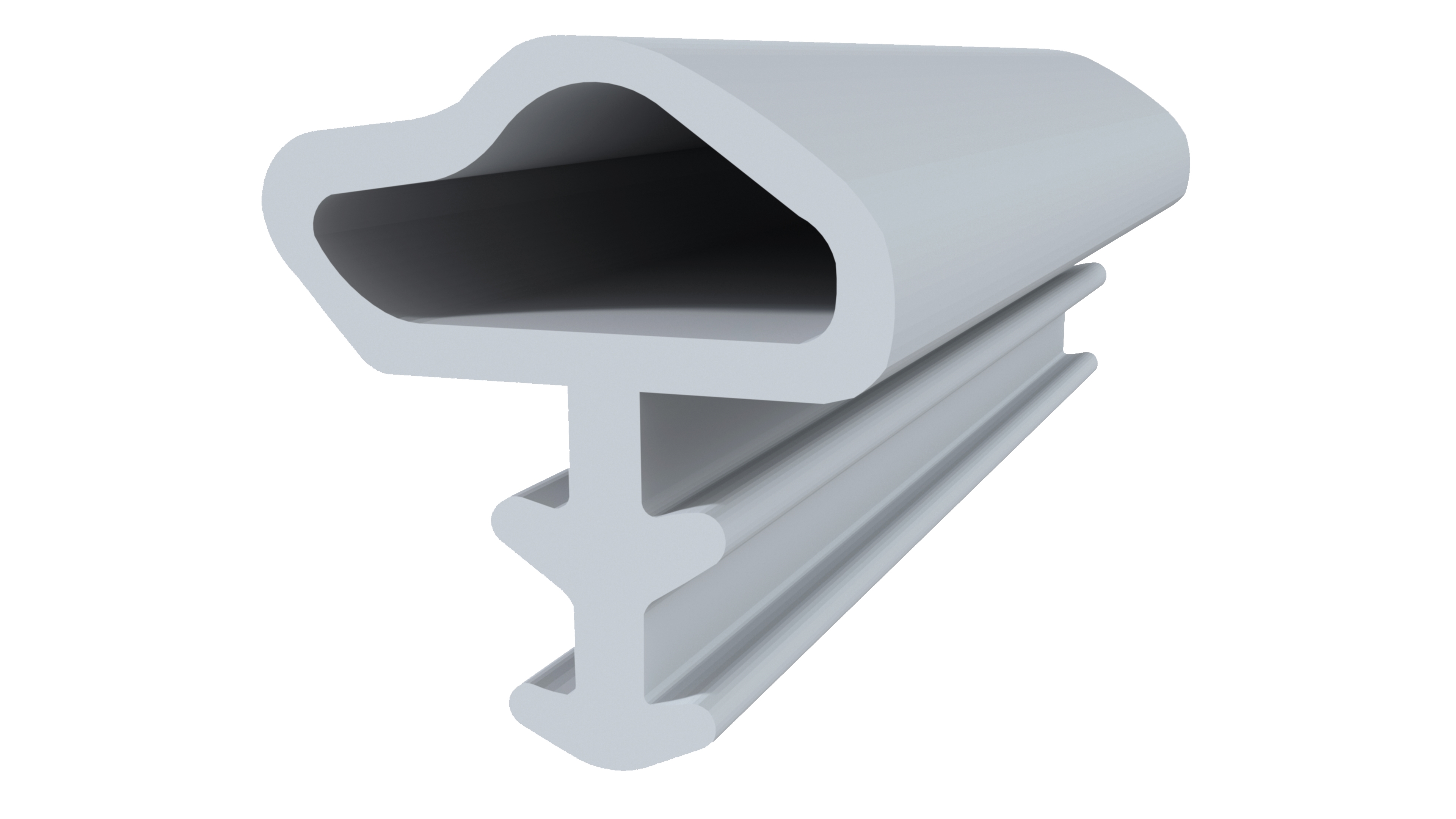 Уплотнитель контурный для межкомнатных дверей ELEMENTIS, ТЭП, светло-серый. Рис. 1 Уплотнитель контурный для межкомнатных дверей ELEMENTIS, ТЭП, светло-серый. Рис. 1