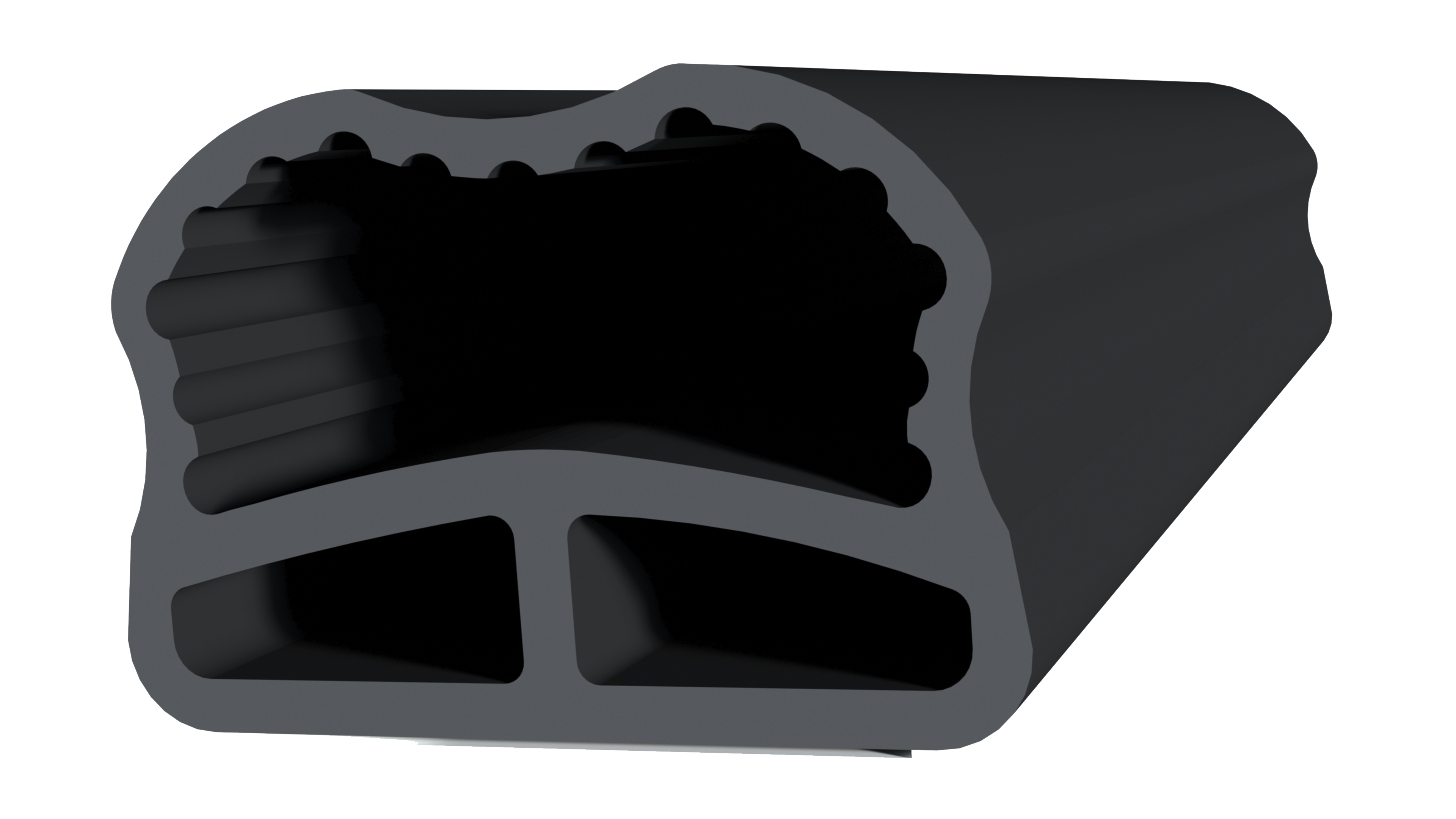 Уплотнитель контурный для стальных дверей DEVENTER, на клеевой основе, ТЭП, хлыст длиной 2180 мм, черный RAL 9004. Рис. 1 Уплотнитель контурный для стальных дверей DEVENTER, на клеевой основе, ТЭП, хлыст длиной 2180 мм, черный RAL 9004. Рис. 1