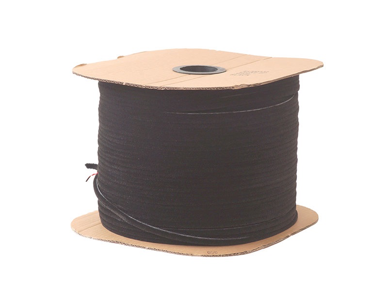 Уплотнитель щеточный ELEMENTIS 7х6мм, черный 325м. Рис. 1