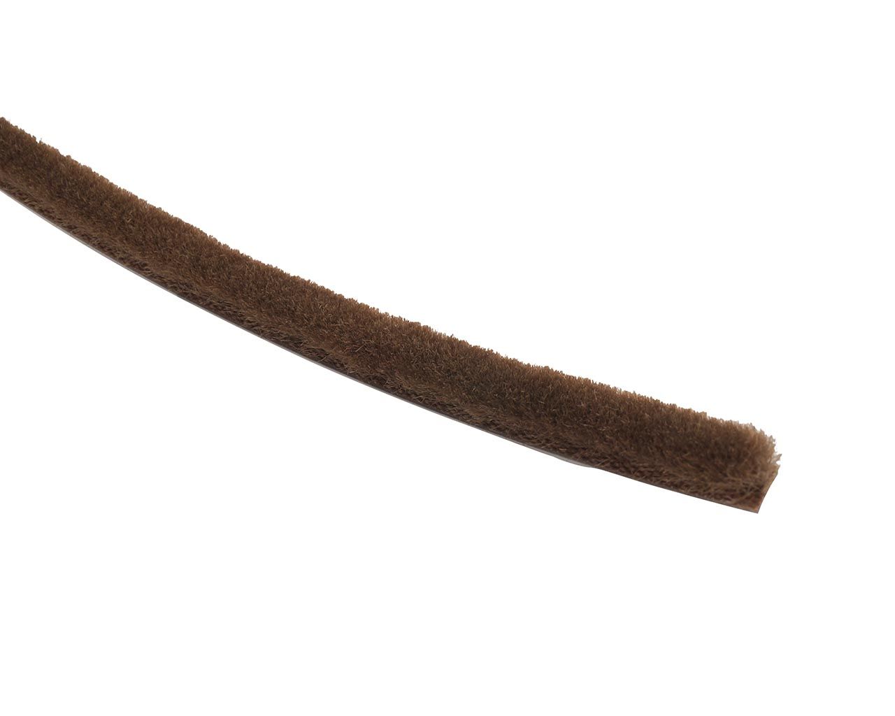 Уплотнитель щеточный самоклеящийся, 7х6мм, бронза. Рис. 2