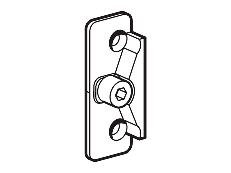 Упор блокиратора  12/24-13 дерево с цапфами. Рис. 1