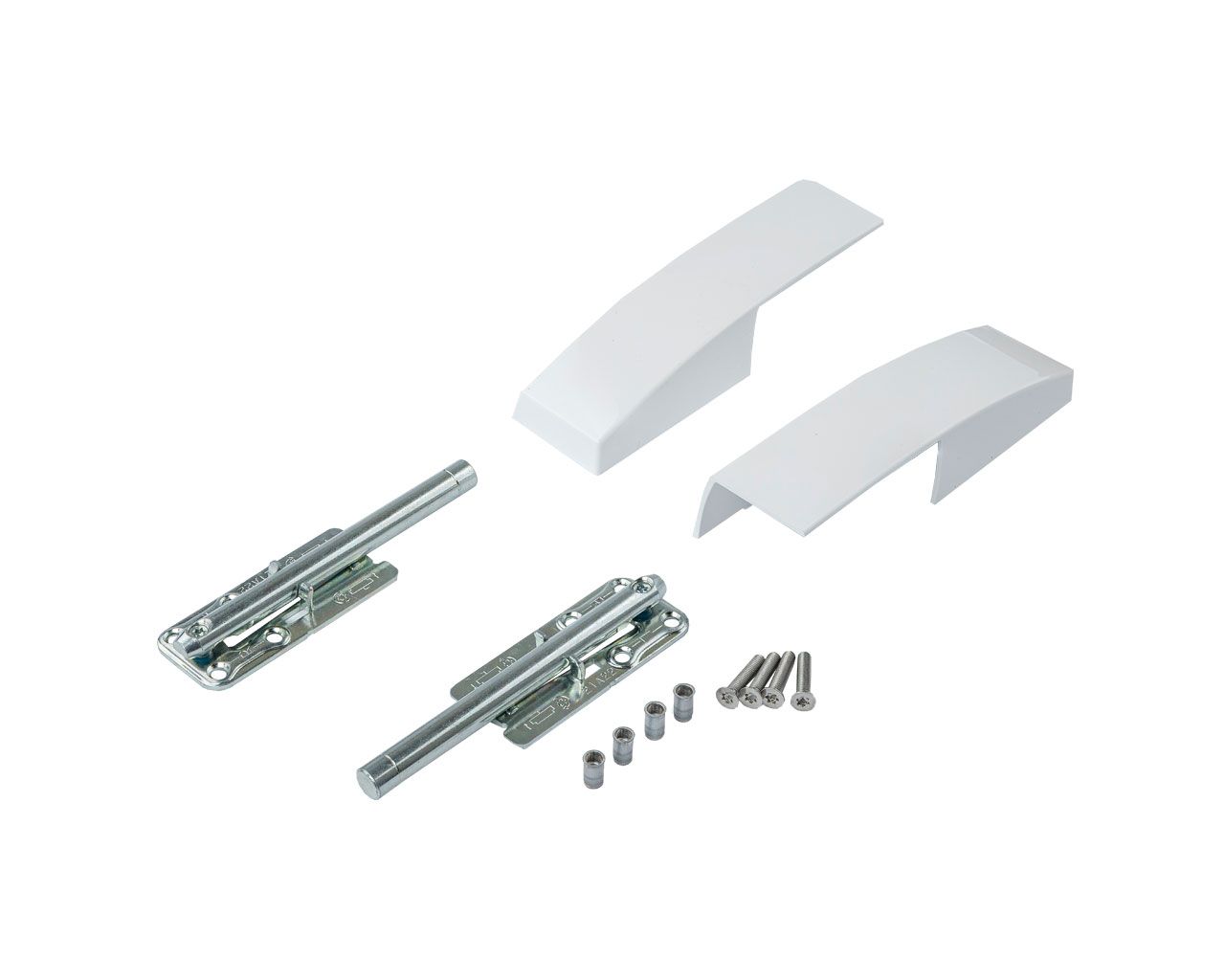 Усилители + торцевые накладки Alu-HKS, белые 230527. Рис. 1