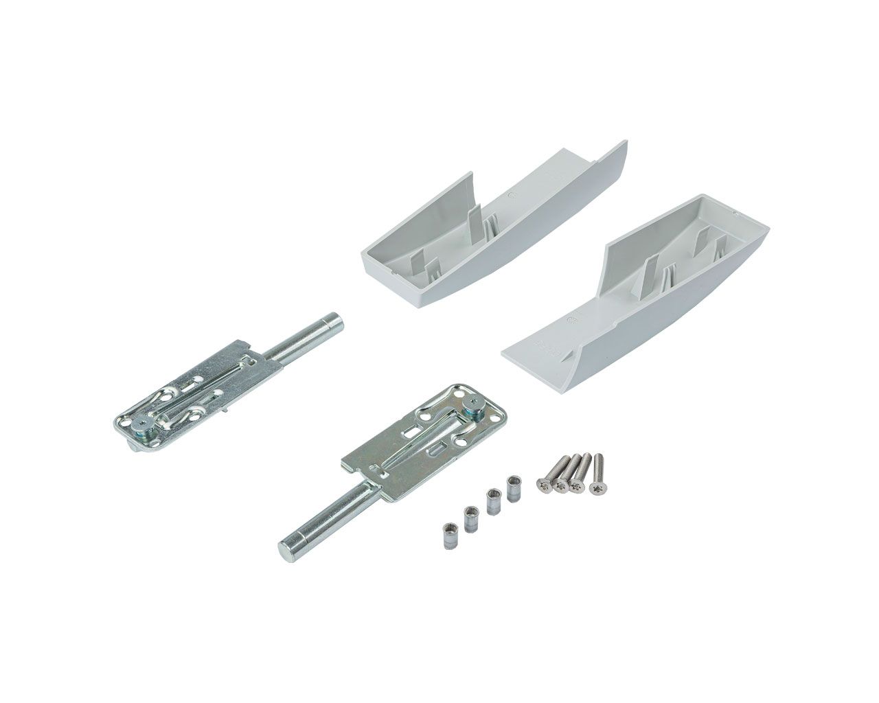 Усилители + торцевые накладки Alu-HKS, серый, 230518. Рис. 1