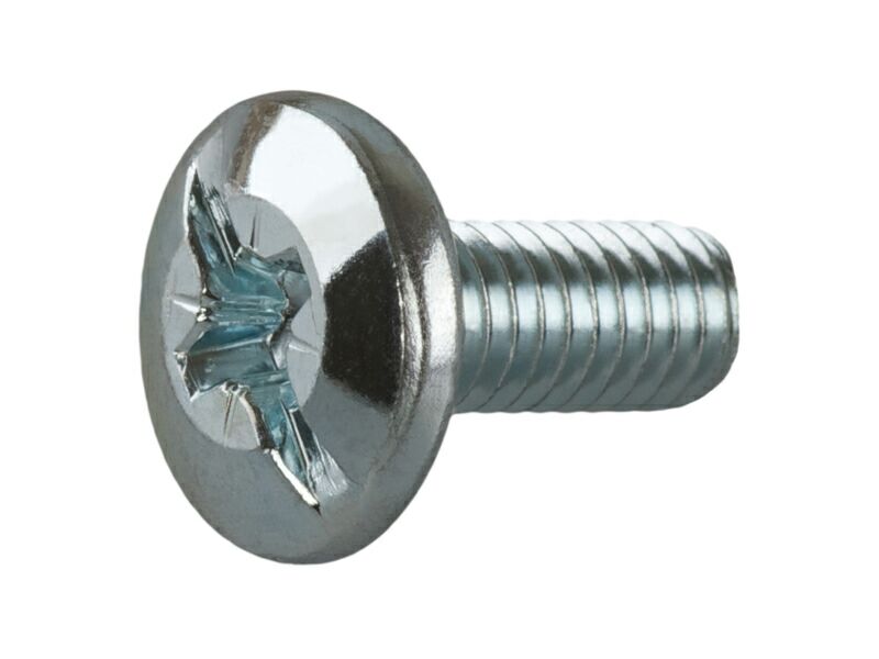 VC05 Винт с полукруглой шляпкой M6x14 мм, крест, сталь, цинк. покр.. Рис. 1 VC05 Винт с полукруглой шляпкой M6x14 мм, крест, сталь, цинк. покр.. Рис. 1