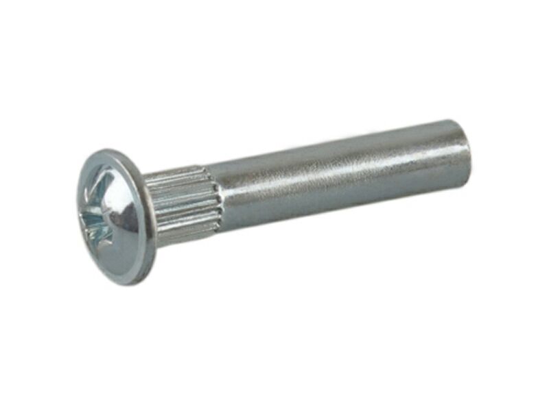 VF01 Гайка стяжки межсекционной, D5x27 мм, М4, крест, сталь, цинк. покр.. Рис. 1