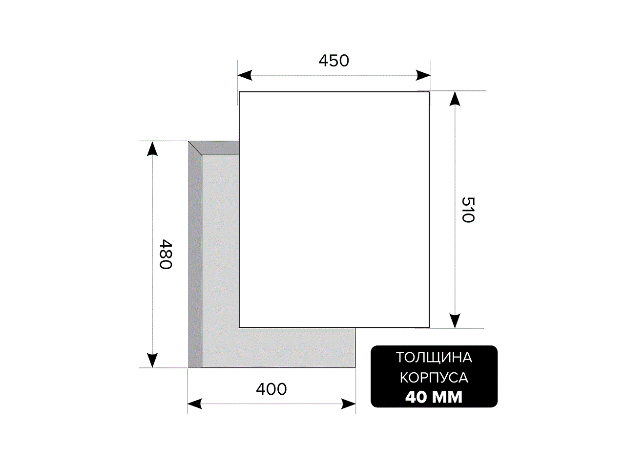 Варочная панель газовая GVG 430 BL, ширина 450 мм, черный. Рис. 2 Варочная панель газовая GVG 430 BL, ширина 450 мм, черный. Рис. 2
