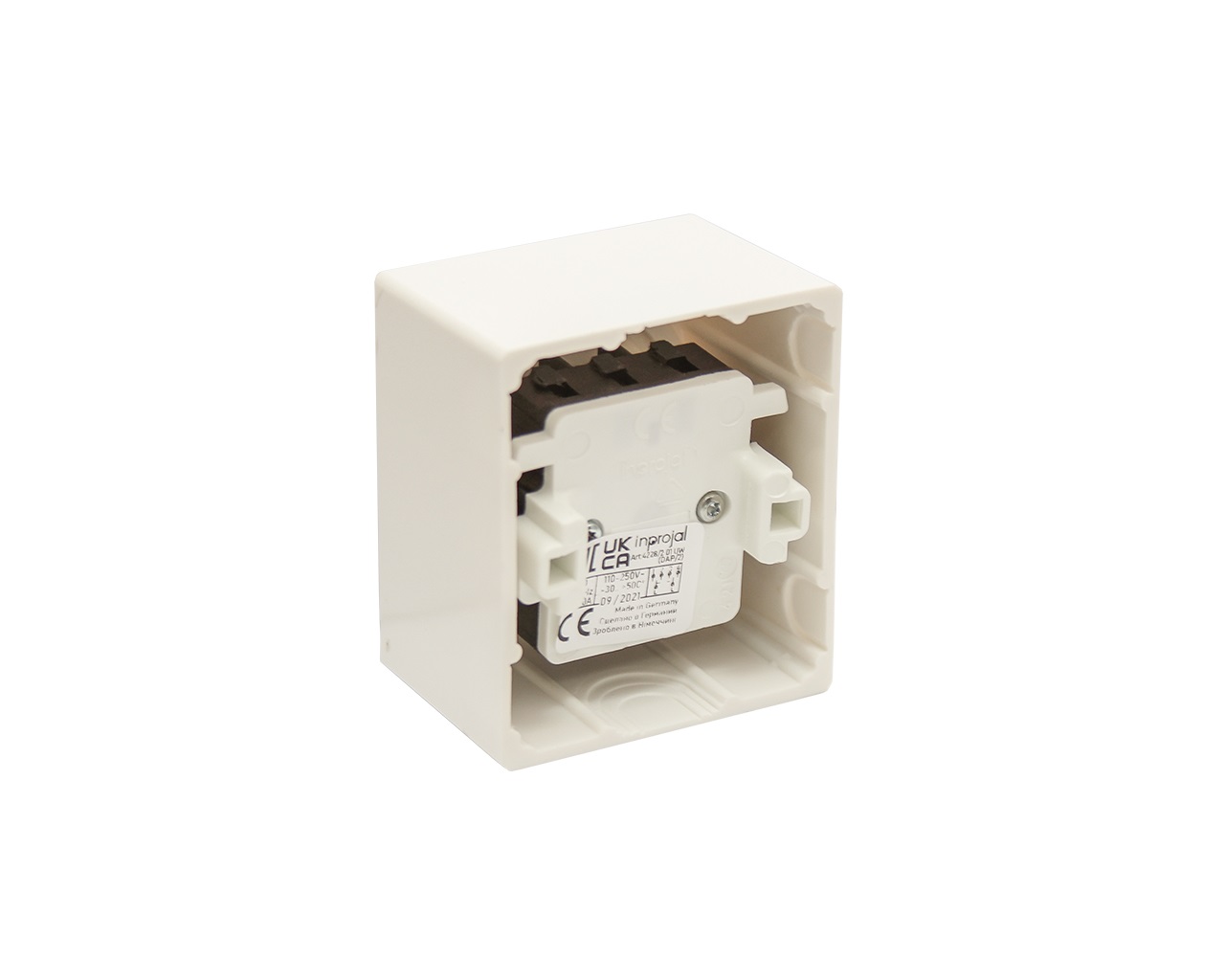 Выключатель DAP/2 для приборов 24В с/без фиксации. Рис. 3 Выключатель DAP/2 для приборов 24В с/без фиксации. Рис. 3