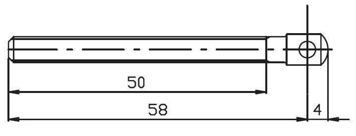 Винт регулировочный SINTESI 2000, 58 мм, 81222C. Рис. 2