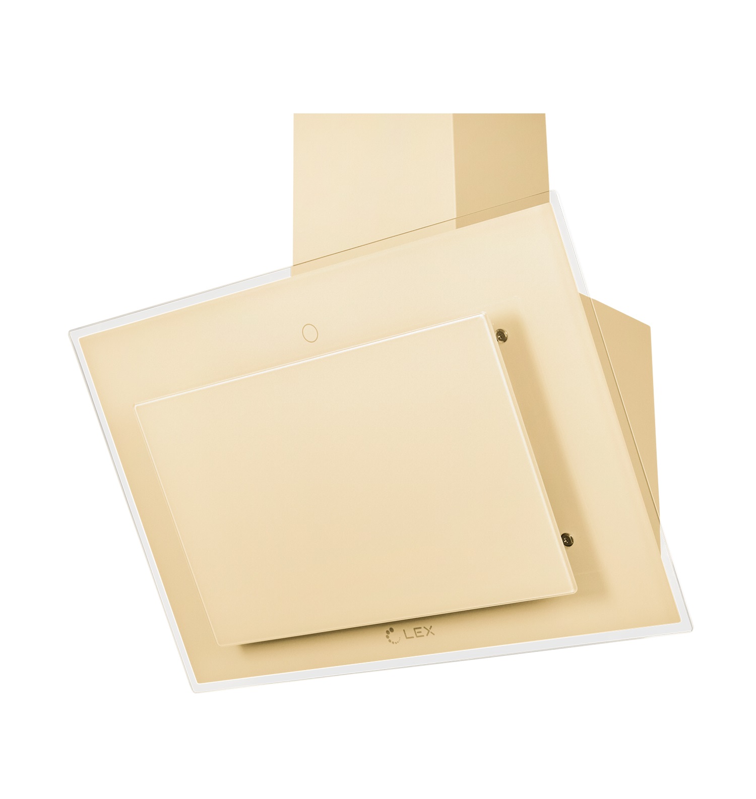 Вытяжка наклонная MIKA GS 600 IVORY, ширина 600 мм, слоновая кость. Рис. 1