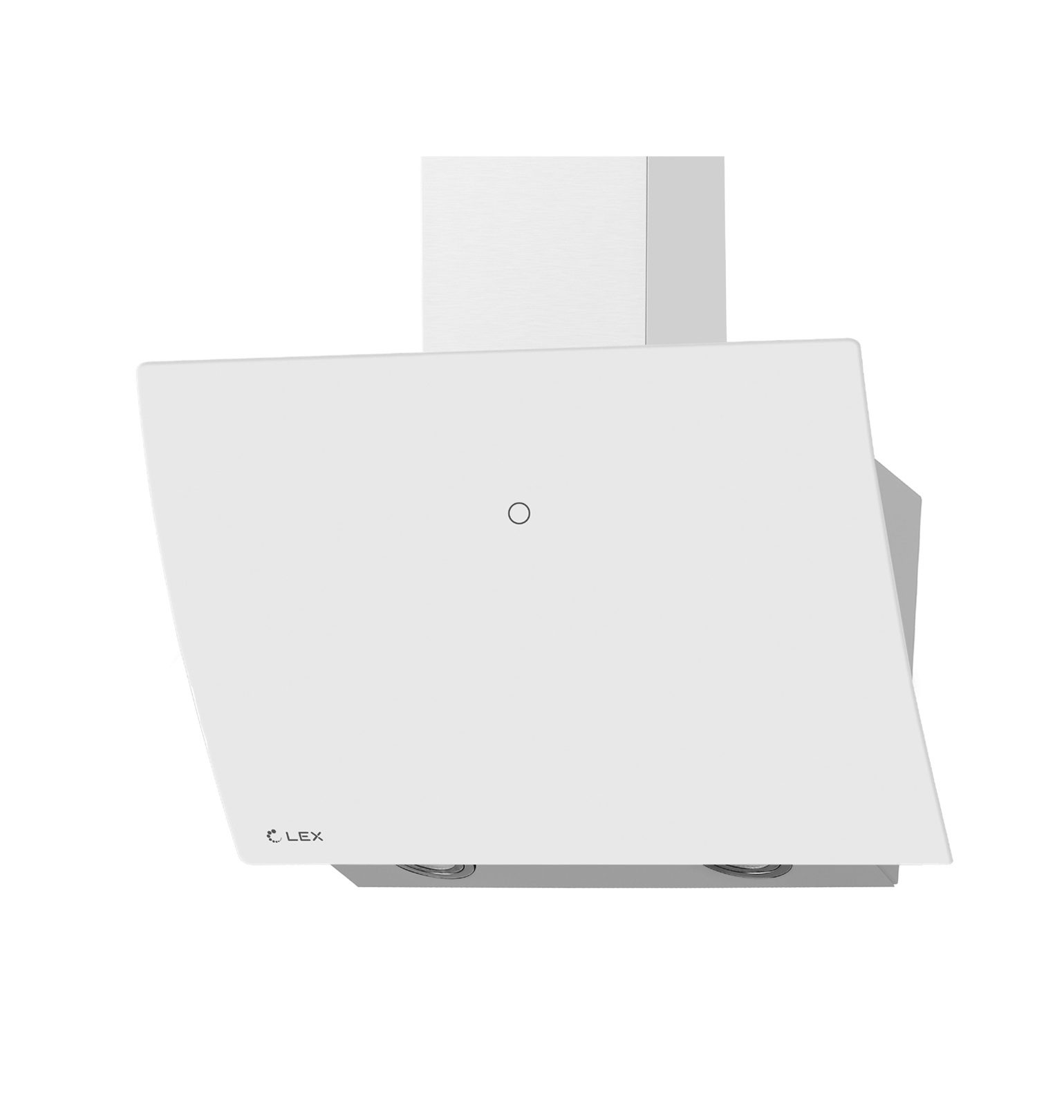 Вытяжка наклонная PLAZA GS 600 WHITE, ширина 600 мм, белый. Рис. 1