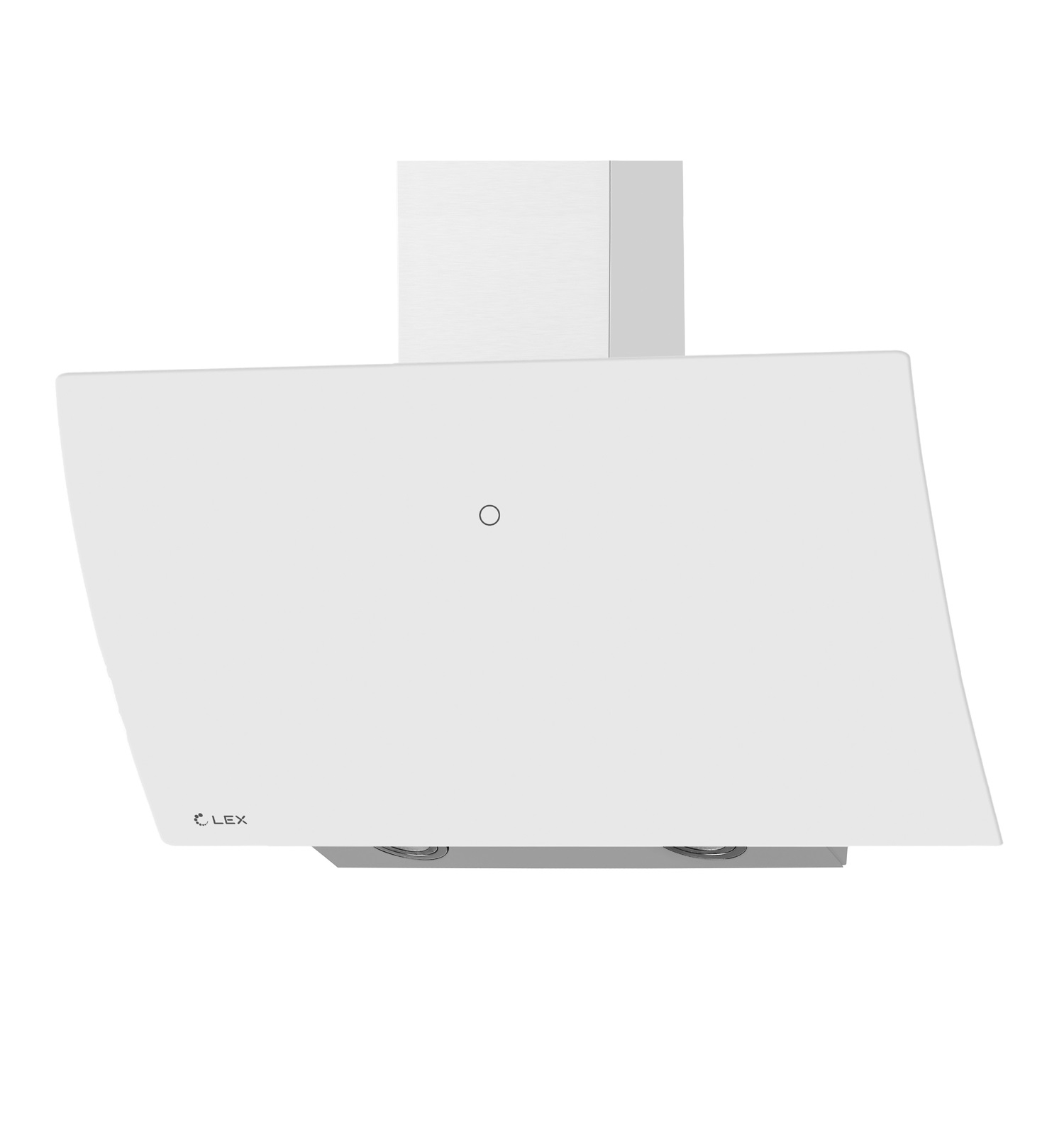 Вытяжка наклонная PLAZA GS 900 WHITE, ширина 900 мм, белый. Рис. 1