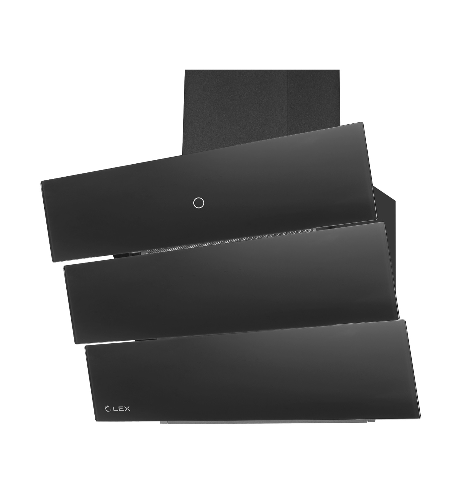 Вытяжка наклонная RIO GS 600 BLACK, ширина 600 мм, черный. Рис. 1 Вытяжка наклонная RIO GS 600 BLACK, ширина 600 мм, черный. Рис. 1