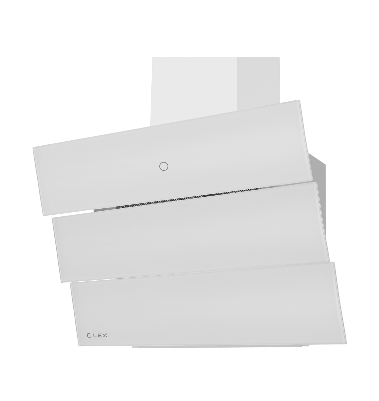 Вытяжка наклонная RIO GS 600 WHITE, ширина 600 мм, белый. Рис. 1 Вытяжка наклонная RIO GS 600 WHITE, ширина 600 мм, белый. Рис. 1