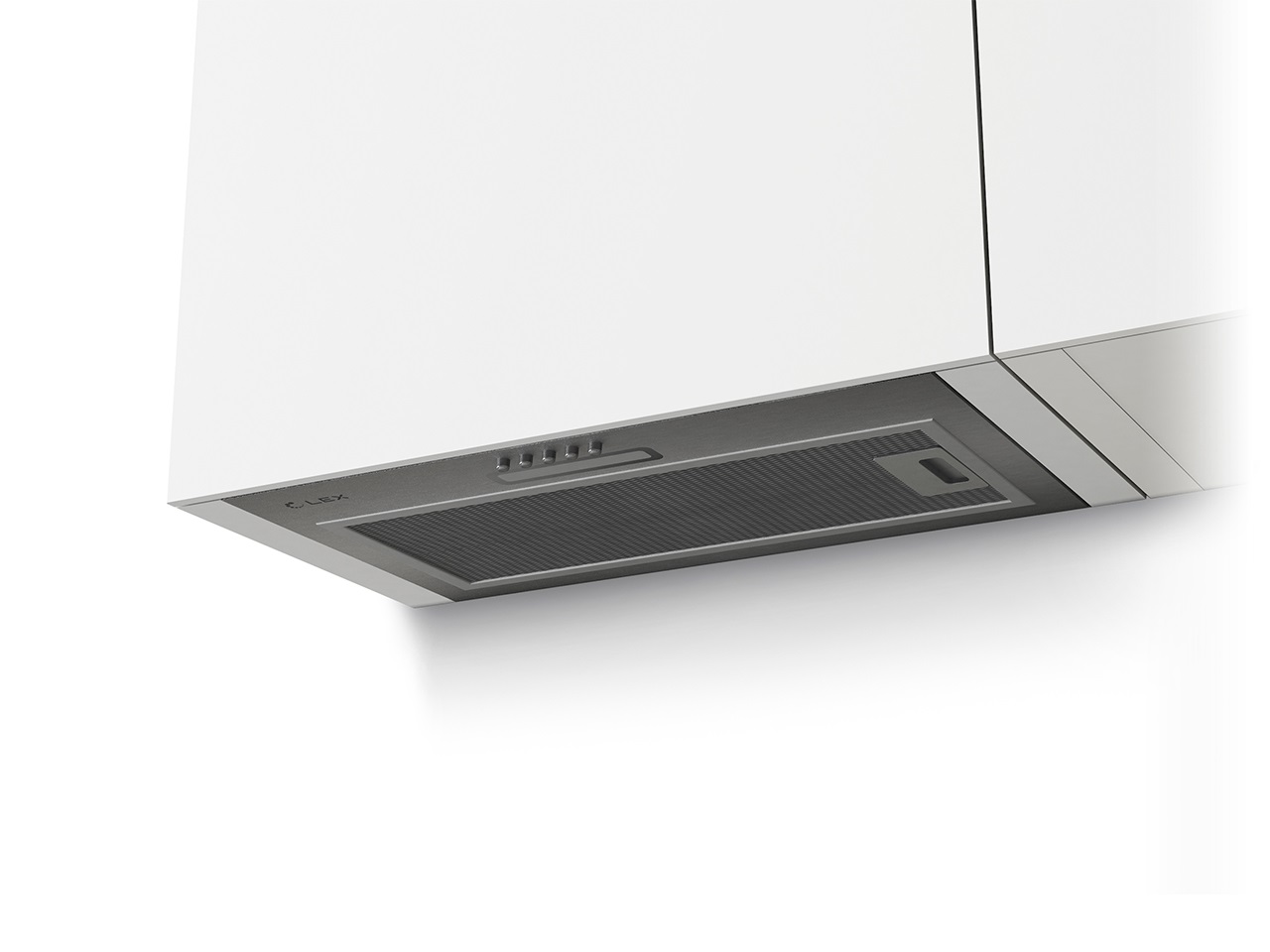 Вытяжка встраиваемая GS BLOC LIGHT 600 INOX, ширина 506 мм, нержавейка