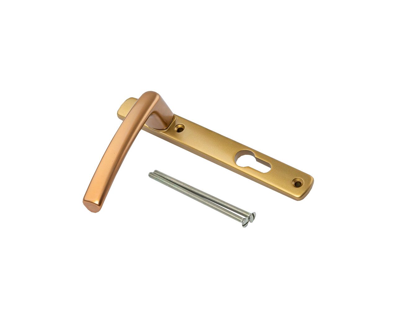 Внутренняя часть нажимного гарнитура Harmony винт ниже ручки на 21мм уп.кол. 10 PZ E=92 Толщ. проф. до 90 Цвет: бронза. Рис. 1 Внутренняя часть нажимного гарнитура Harmony винт ниже ручки на 21мм уп.кол. 10 PZ E=92 Толщ. проф. до 90 Цвет: бронза. Рис. 1