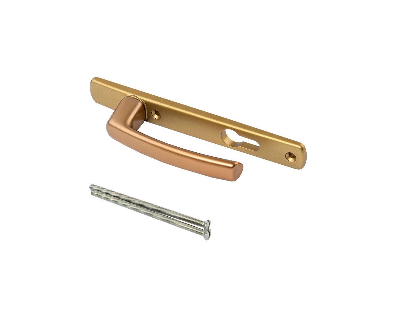 Внутренняя часть нажимного гарнитура Harmony винт ниже ручки на 21мм уп.кол. 10 PZ E=92 Толщ. проф. до 90 Цвет: бронза. Рис. 2 Внутренняя часть нажимного гарнитура Harmony винт ниже ручки на 21мм уп.кол. 10 PZ E=92 Толщ. проф. до 90 Цвет: бронза. Рис. 2