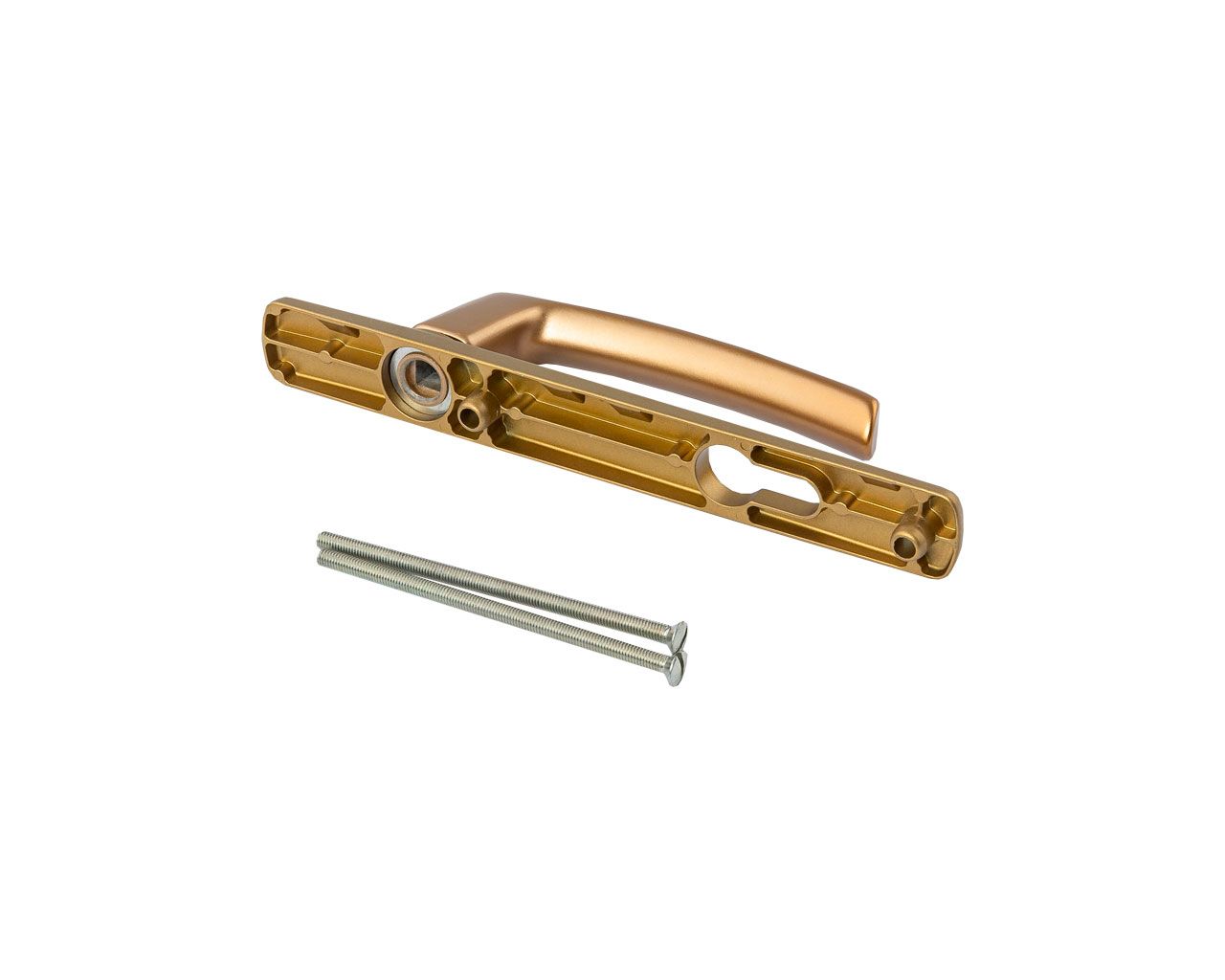 Внутренняя часть нажимного гарнитура Harmony винт ниже ручки на 21мм уп.кол. 10 PZ E=92 Толщ. проф. до 90 Цвет: бронза. Рис. 3