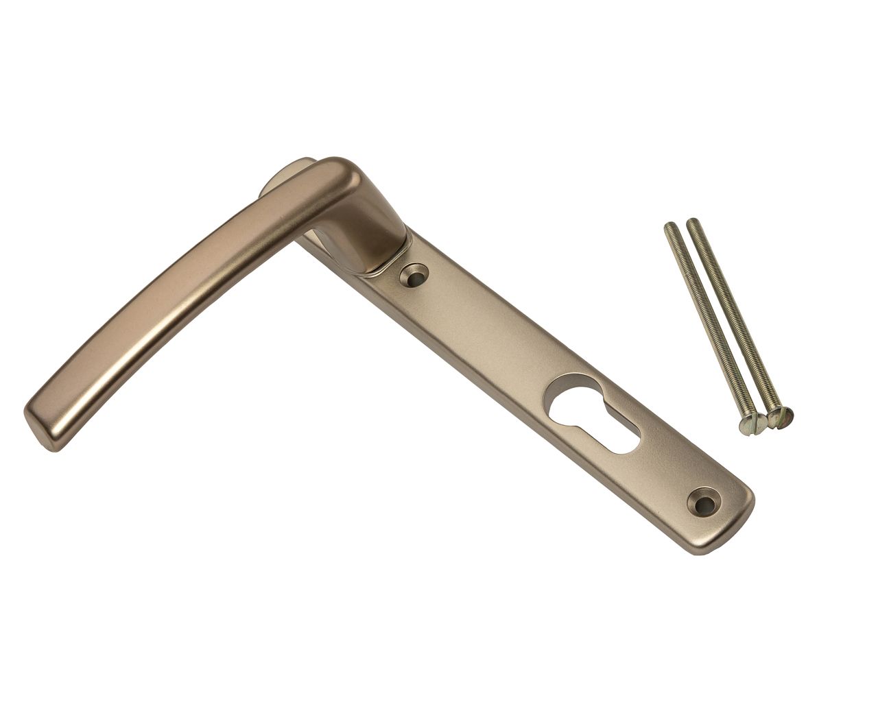 Внутренняя часть нажимного гарнитура Harmony винт ниже ручки на 21мм уп.кол. 10 PZ E=92 Толщ. проф. до 90 Цвет: титан. Рис. 2