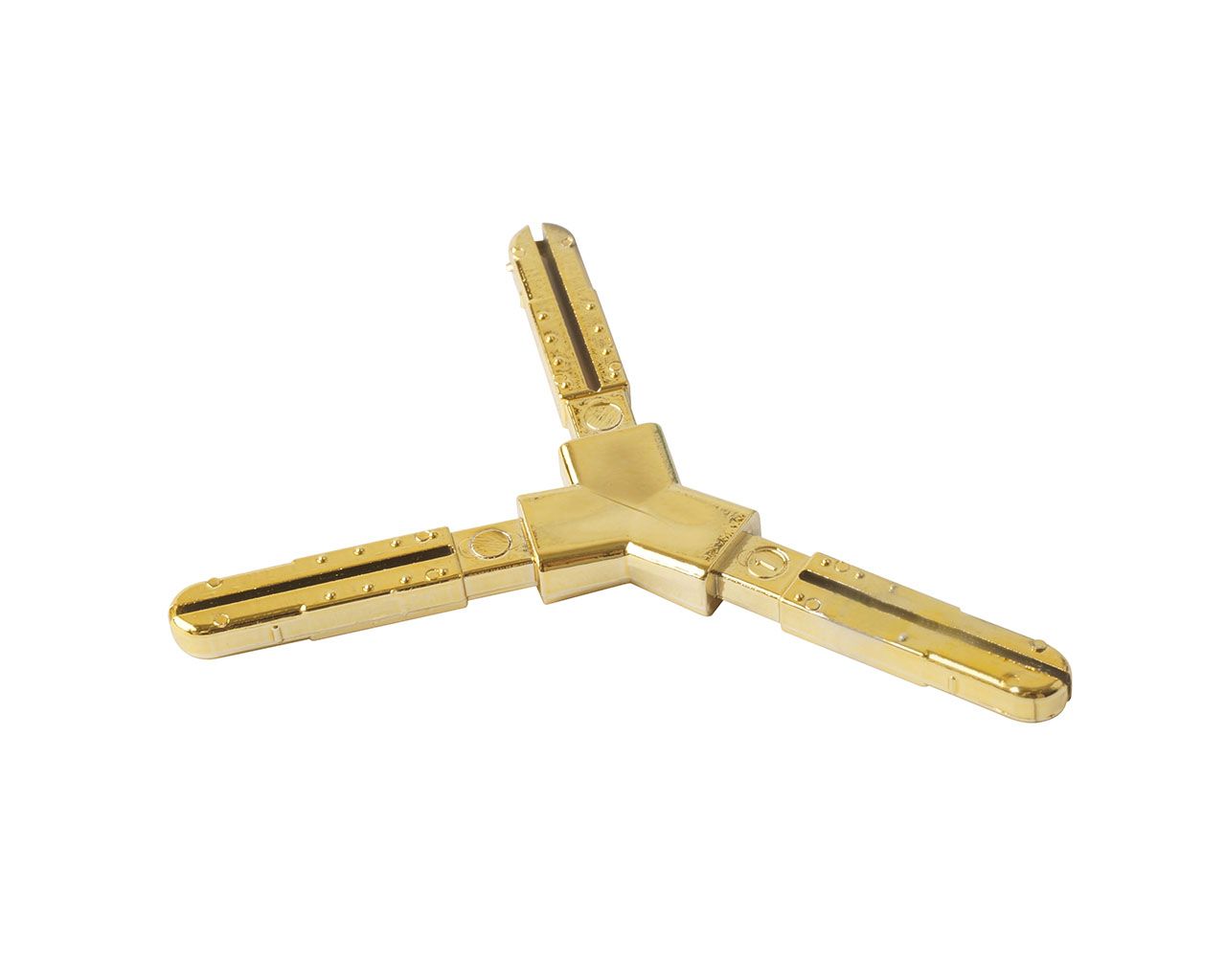 Y-образное пластиковое декоративное соединение 90° Germanella золото. Рис. 1 Y-образное пластиковое декоративное соединение 90° Germanella золото. Рис. 1