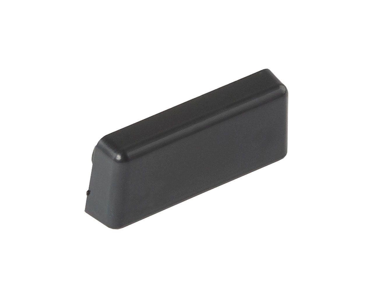 Заглушка Bauset водоотводящего канала, антрацит RAL7016