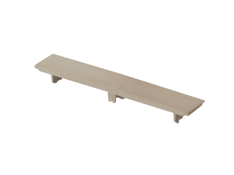 Заглушка цоколя ПВХ, светло-серая, H=100мм FIRMAX. Рис. 1