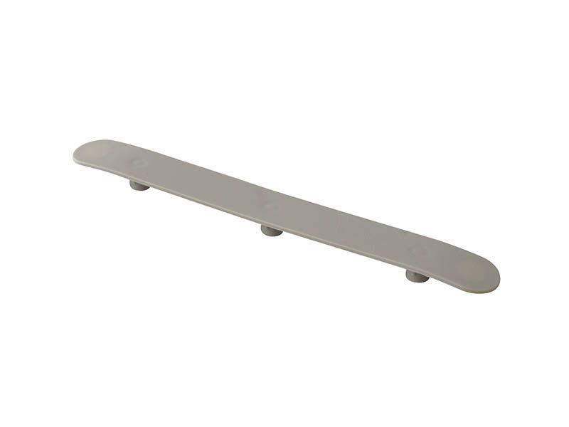 Заглушка декоративная для врезных петель, пластик, цвет серый RAL 7038. Рис. 1