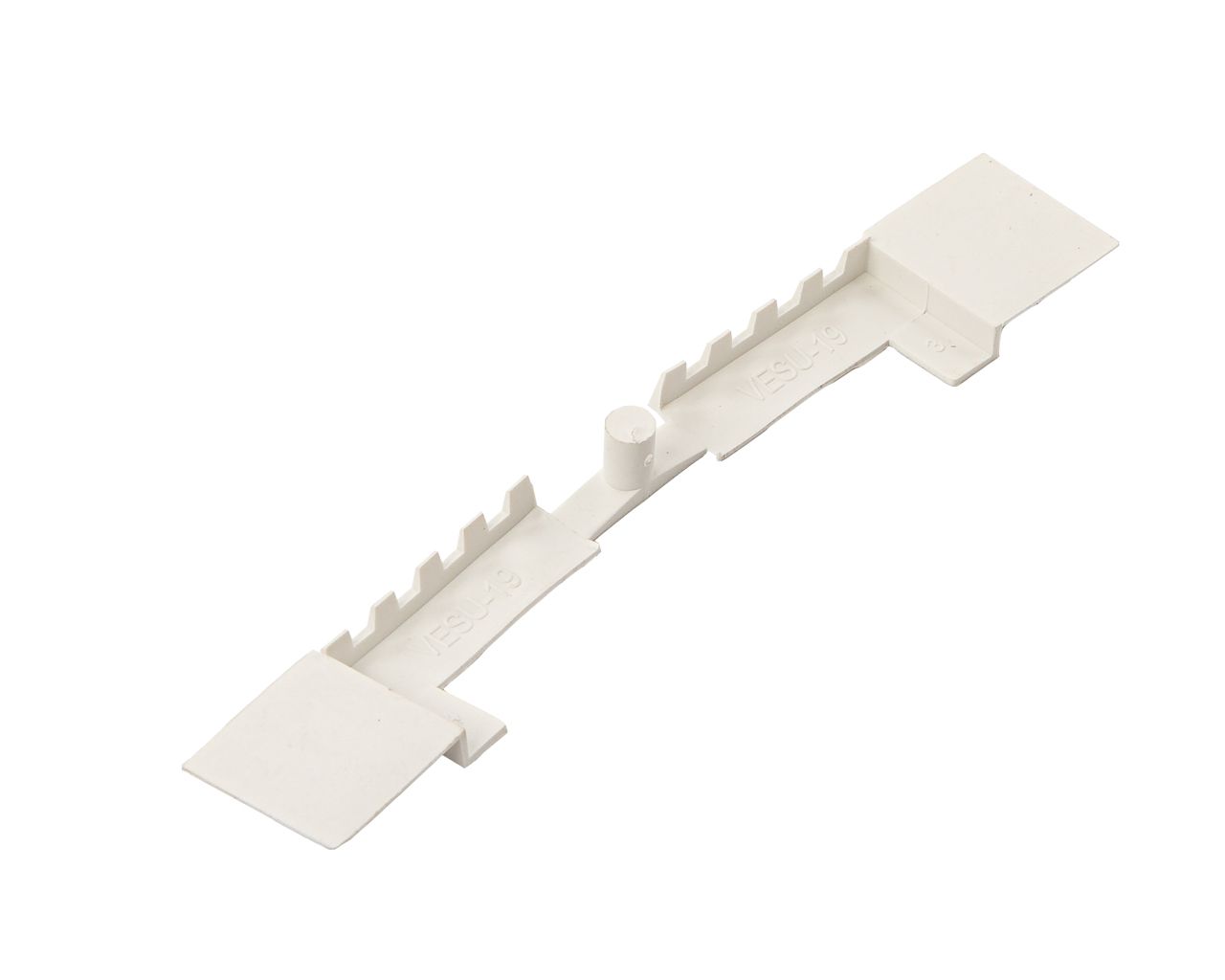 Заглушка концевая на штульповую створку, ширина паза 4-5 мм, пластик, белый. Рис. 3