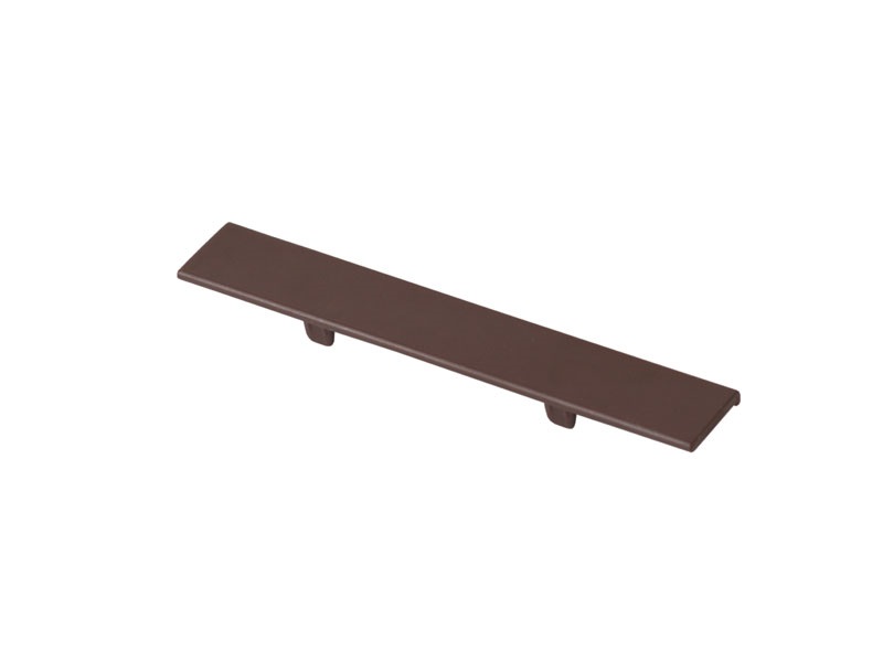 Заглушка цоколя ПВХ, коричневая, H=100мм FIRMAX