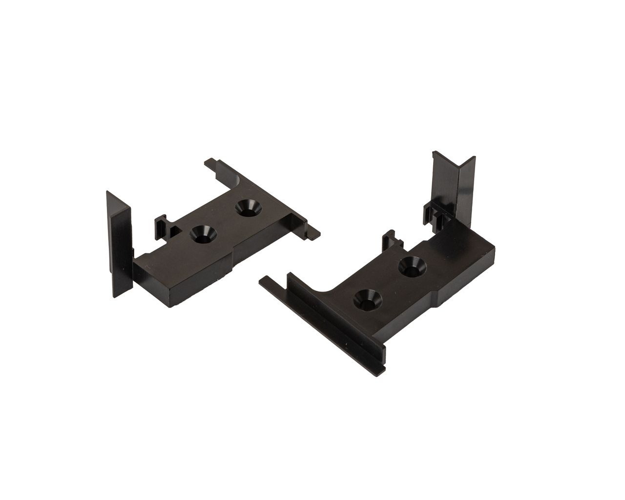 Заглушка штульпа ПВХ, компл, 1 ком.=( 1 нижн. + 1 верхн.), черная. Рис. 2