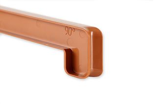 Заглушка стыковочная 150/180 градусов для подоконника В-40 /700мм/ золотой дуб. Рис. 1 Заглушка стыковочная 150/180 градусов для подоконника В-40 /700мм/ золотой дуб. Рис. 1