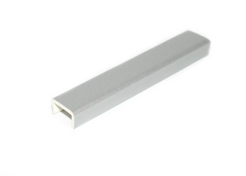 Заглушка торцевая цоколя ПВХ пластик Алюминий L=150 мм FIRMAX. Рис. 1