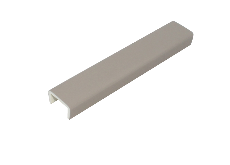 Заглушка торцевая цоколя ПВХ пластик Капучино СофтТач L=100 мм FIRMAX. Рис. 1