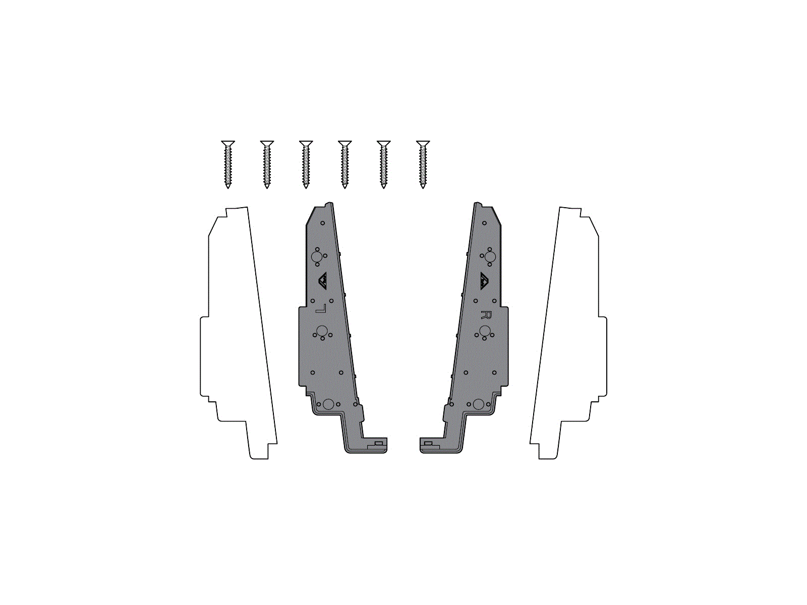 Заглушки для проходной части. Рис. 1