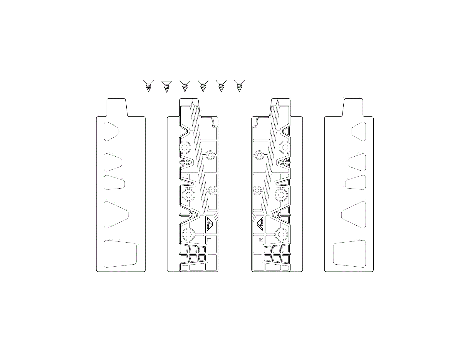 Заглушки для термопорога. Рис. 1