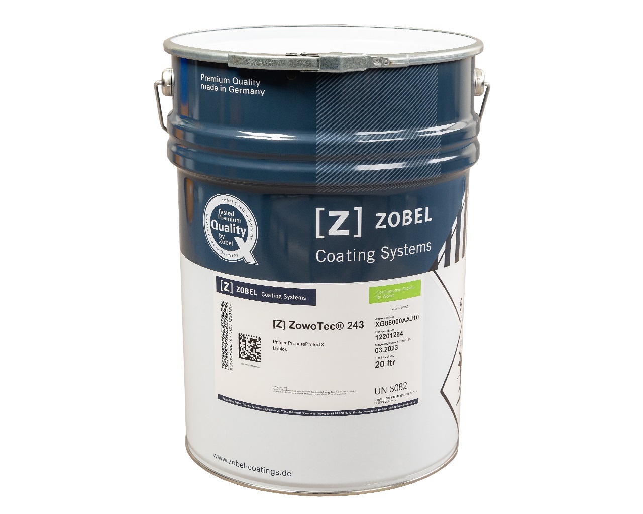 Закрепитель древесины ZowoTec 243 бесцветный  20л.. Рис. 1