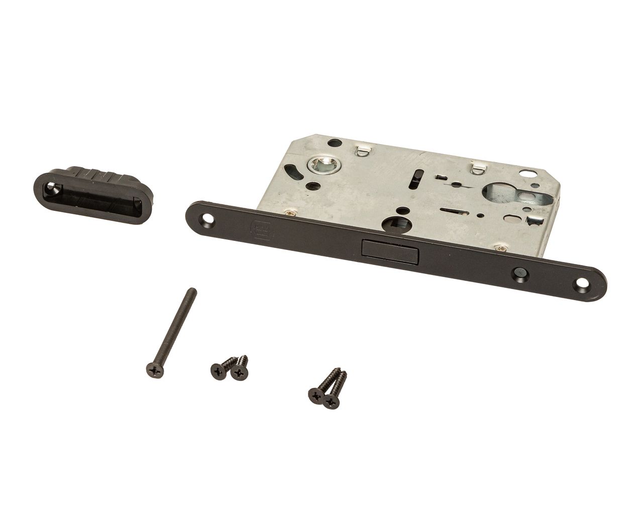 Замок магнитный ELEMENTIS с ответной планкой, 50x85x18, PZ, универсальный, черный. Рис. 1