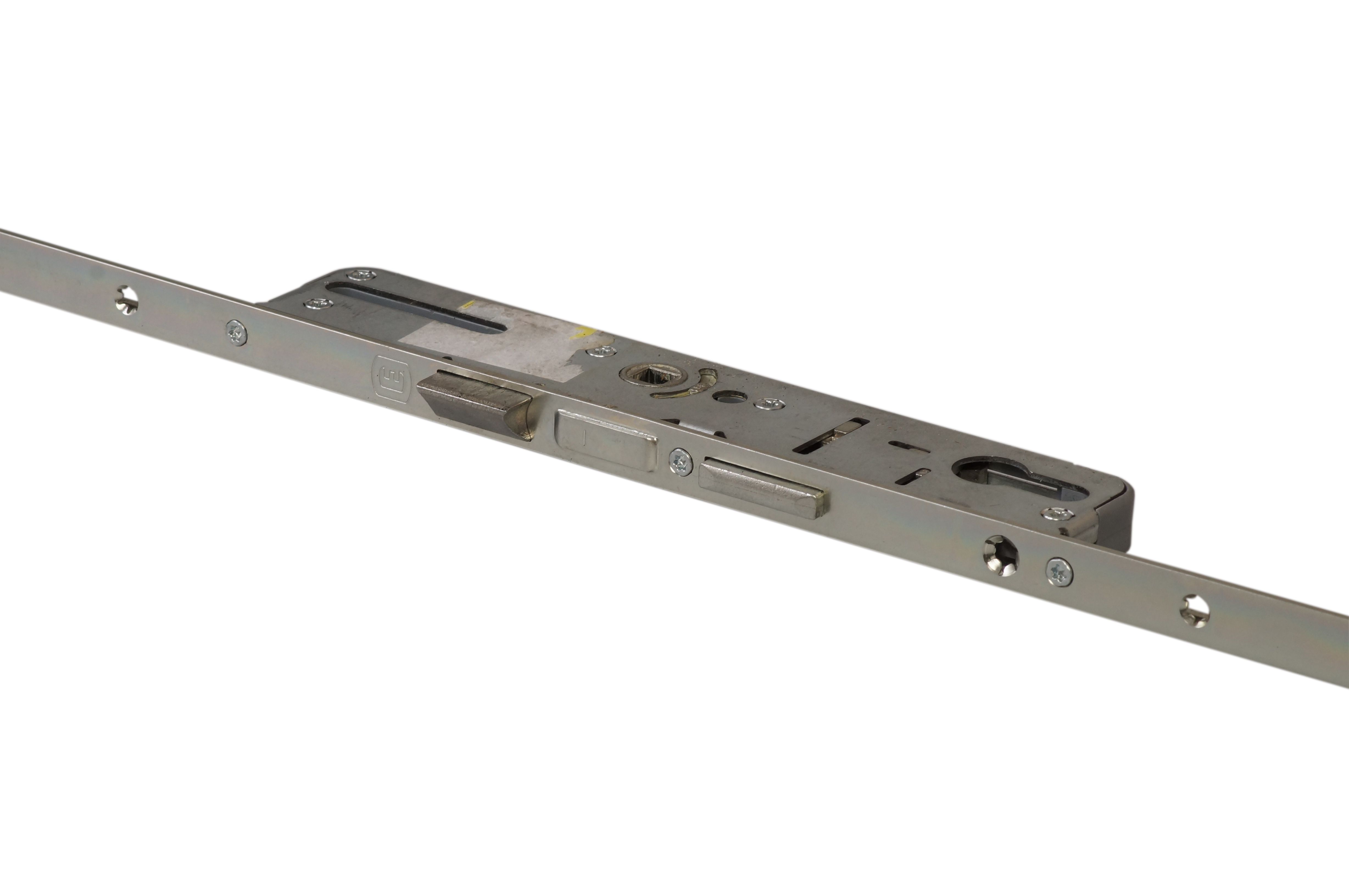 Замок многозап., ригель с фал. защ., привод от ручки, 4 стандарт. цапфы, без функц. удл., Elementis, 16/35/92/1600-2200. Рис. 1