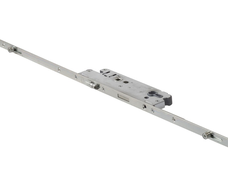 Замок многозап., ригель с рол. защ., привод от цилиндра, 4 стандарт. цапфы, без функц. удл., Elementis, 16/35/92/1800-2000. Рис. 1