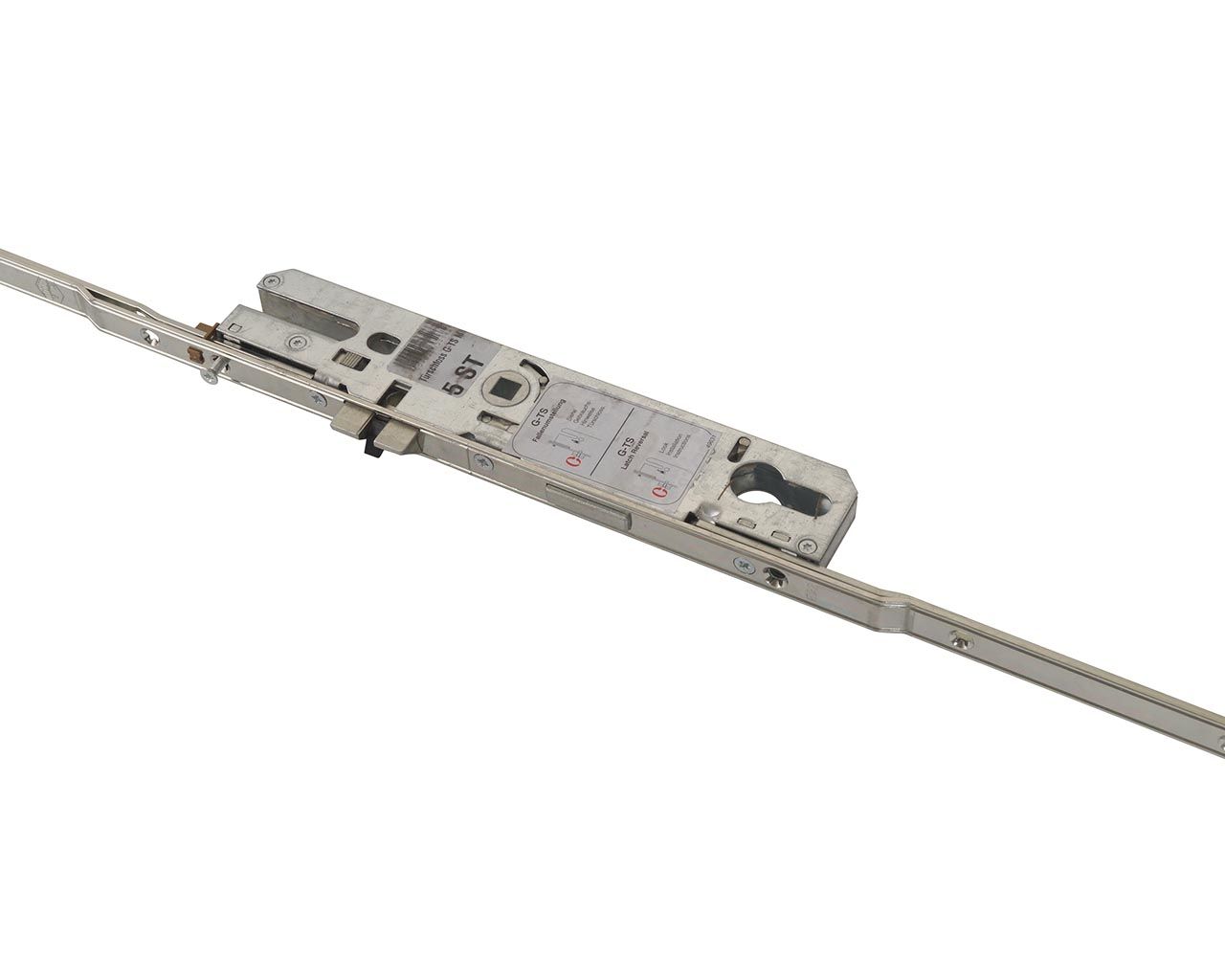 Замок многозапорный G-TS MM с ригелем с 2 iS цапфами E92 PZ DM25 Цвет: серебро L=1.347 фикс.. Рис. 1 Замок многозапорный G-TS MM с ригелем с 2 iS цапфами E92 PZ DM25 Цвет: серебро L=1.347 фикс.. Рис. 1