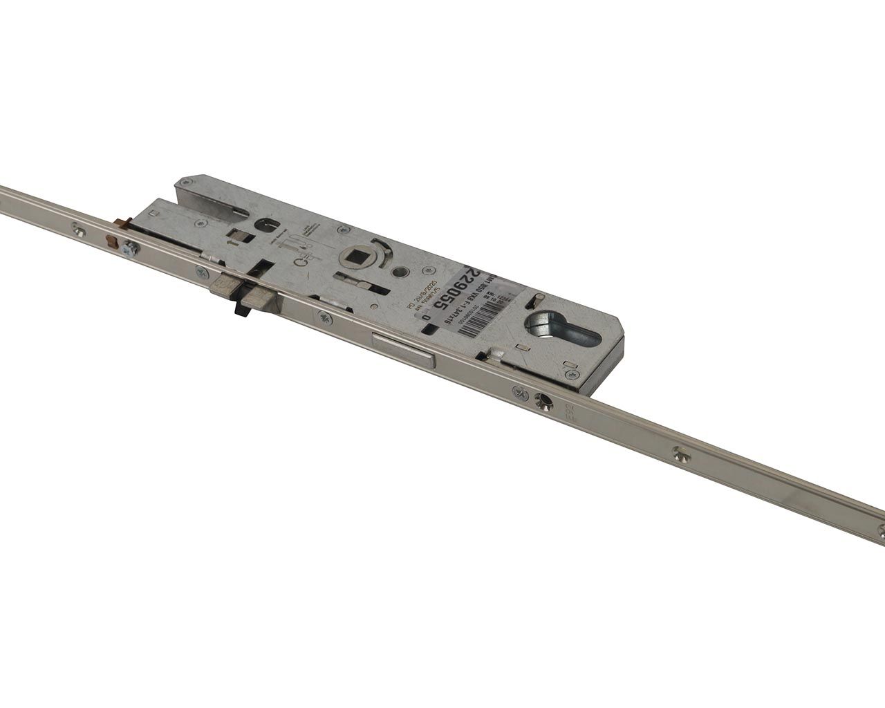 Замок многозапорный G-TS MM с ригелем с 2 iS цапфами E92 PZ DM35 Цвет: серебро L=1.347 фикс.. Рис. 1 Замок многозапорный G-TS MM с ригелем с 2 iS цапфами E92 PZ DM35 Цвет: серебро L=1.347 фикс.. Рис. 1