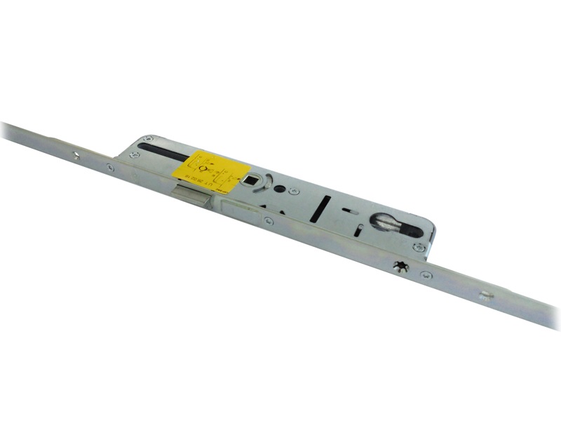 Замок многозап., без ригеля с фал. защ., привод от ручки, 4 стандарт. цапфы, без функц. удл., Elementis, 16/25/92/1800. Рис. 1