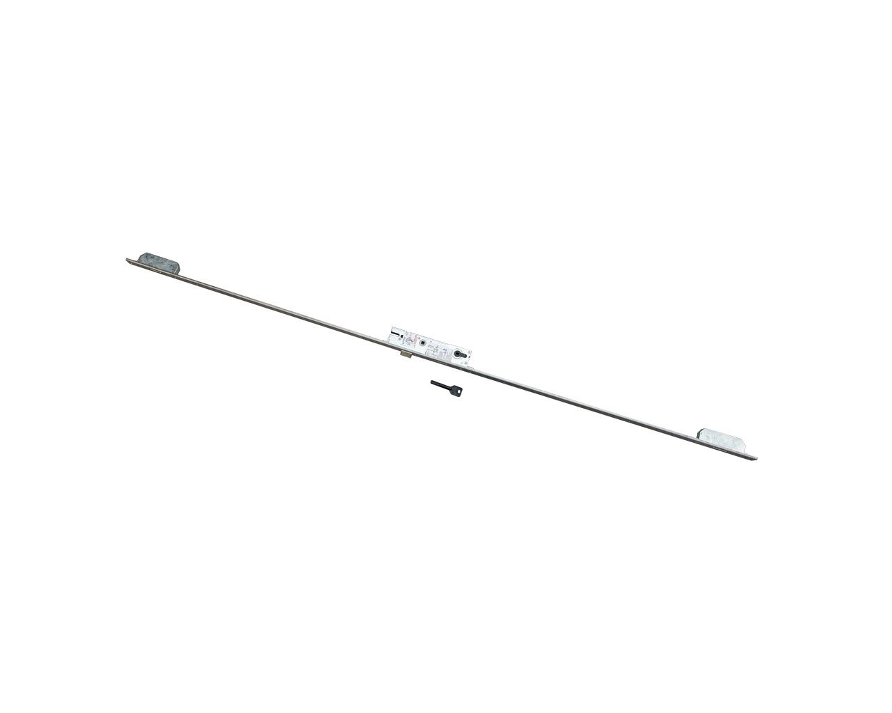 Замок многозапорный, привод от ключа, фалевая защёлка, D=34, U7, м/о 92, L=1650 мм, 3045.30/P,. Рис. 1