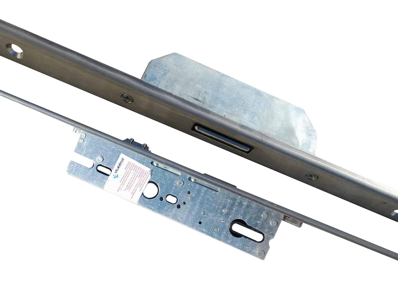 Замок многозапорный, привод от ключа, роликовая защёлка, D=34, U7, L=2200 мм, 3046.30.10/P. Рис. 1 Замок многозапорный, привод от ключа, роликовая защёлка, D=34, U7, L=2200 мм, 3046.30.10/P. Рис. 1