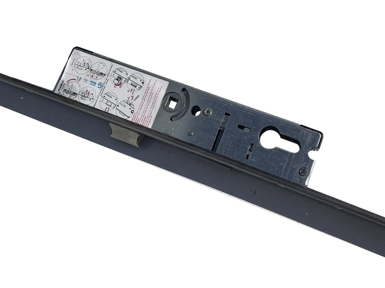 Замок многозапорный, привод от ручки, фалевая защёлка, D=30, U5, м/о 85, L=2200 мм, 3149.35.10/P. Рис. 2