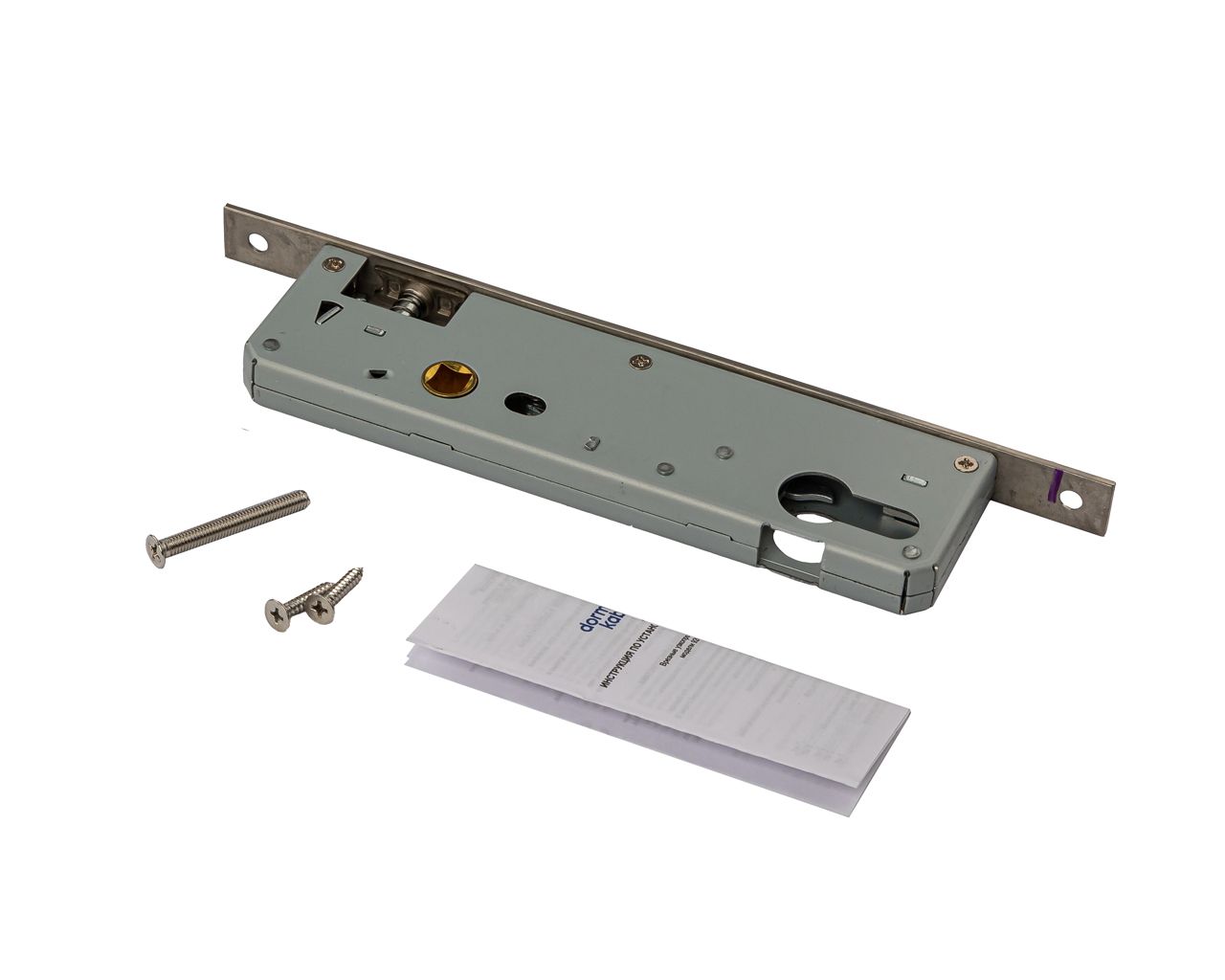 Замок однозапорный с ригелем и фалевой защёлкой Dorma 920a с фал.защелкой 92/35/8 F=16. Рис. 2