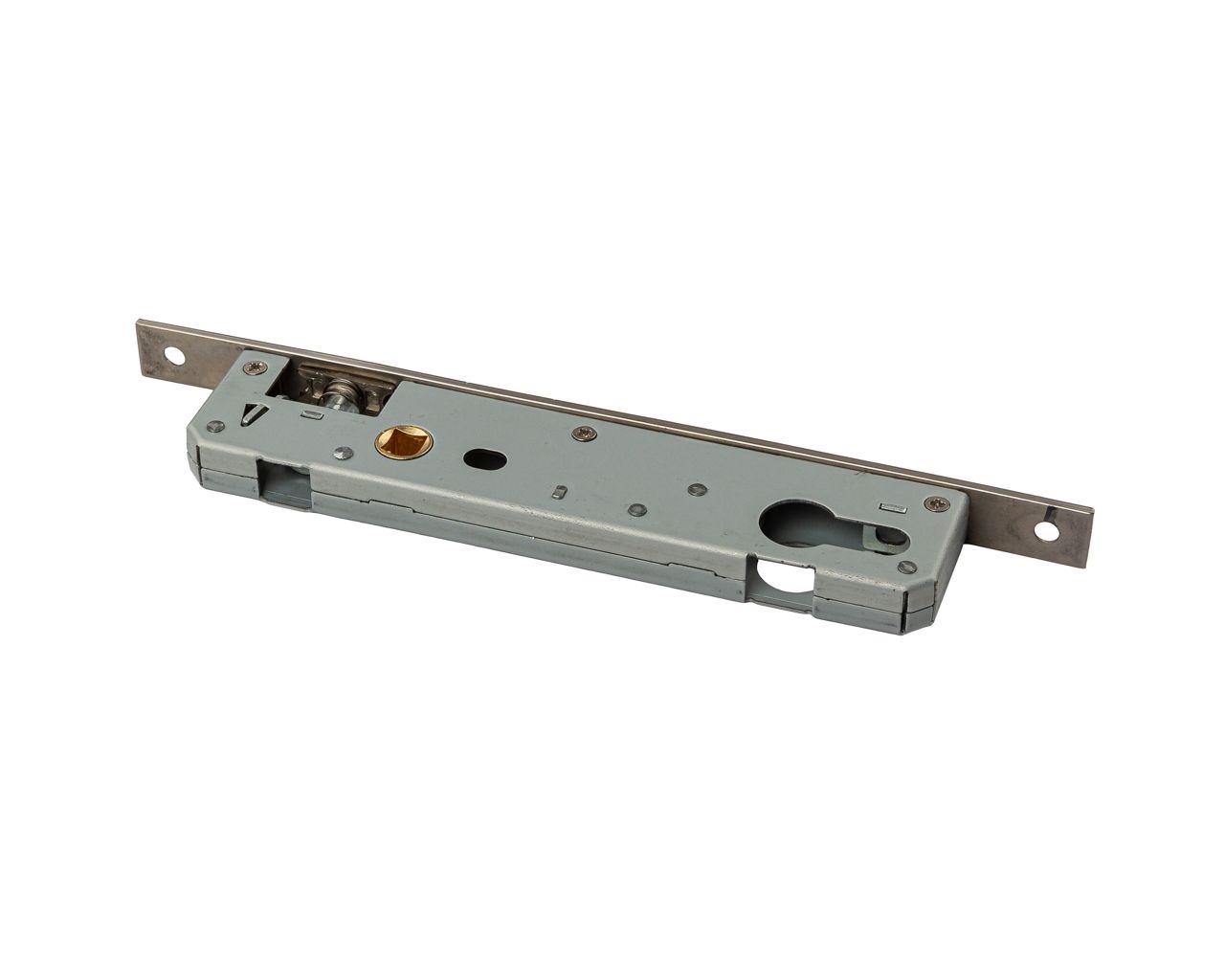 Замок однозапорный с ригелем и фалевой защёлкой F16/25/92/8, управление защёлкой от ручки. Рис. 3 Замок однозапорный с ригелем и фалевой защёлкой F16/25/92/8, управление защёлкой от ручки. Рис. 3