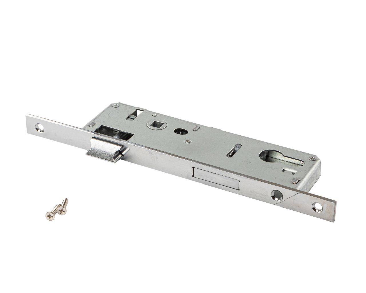 Замок однозапорный с ригелем и фалевой защёлкой, F16/35/92/8. Рис. 1