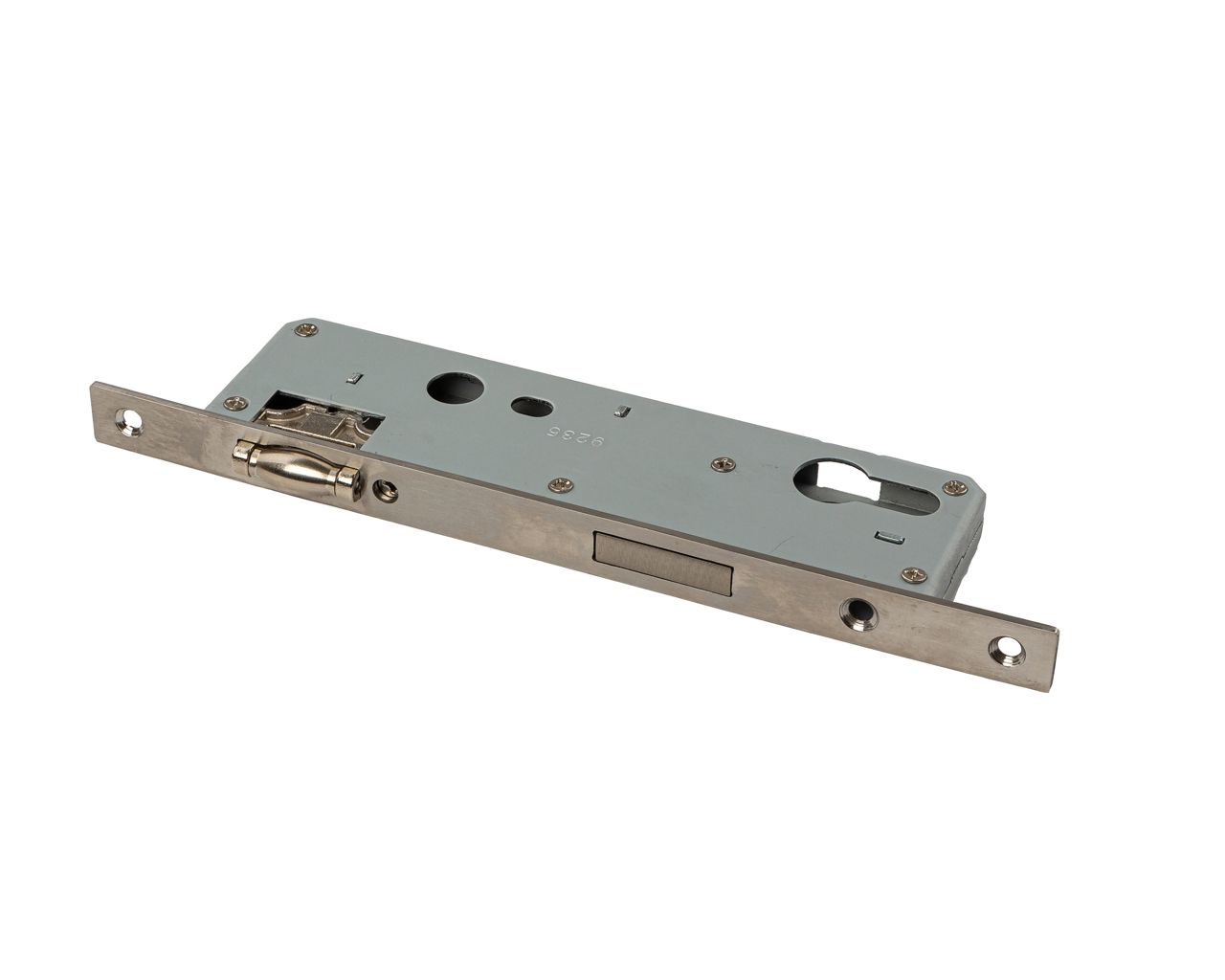 Замок однозапорный с ригелем и роликовой защёлкой F16/35/92/8. Рис. 1 Замок однозапорный с ригелем и роликовой защёлкой F16/35/92/8. Рис. 1